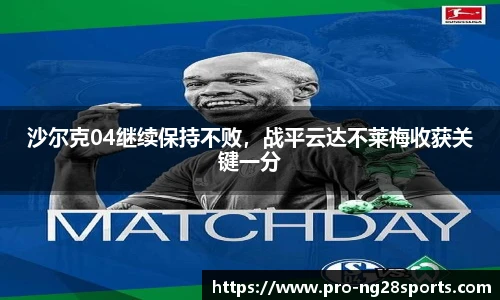 沙尔克04继续保持不败，战平云达不莱梅收获关键一分